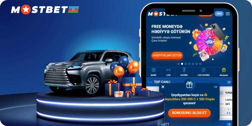 Бонус за регистрацию в Мостбет Азербайджан