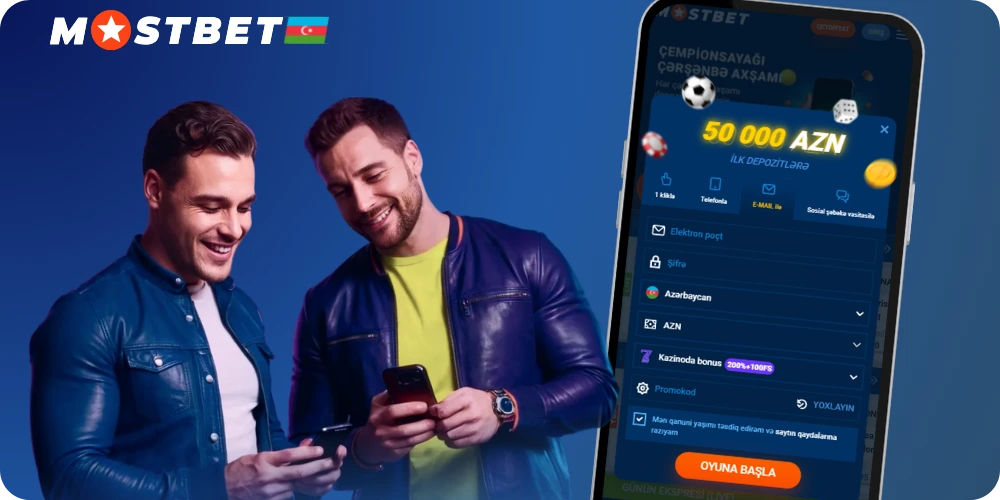 Регистрация по електронной почте Мостбет Азербайджан